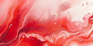 红色流体艺术抽象纹理图