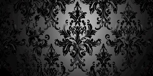 黑色奢华欧式花纹背景图