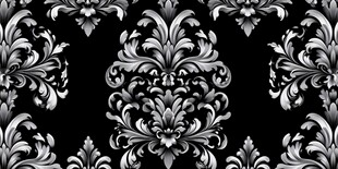黑白奢华欧式花纹图案