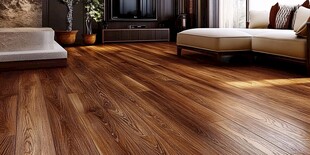 温馨客厅木地板家居场景