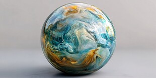 多彩梦幻玻璃球