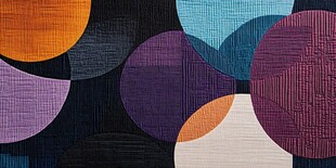 多彩几何图案纹理布料