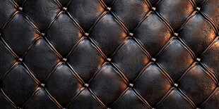 黑色菱格纹皮革质感背景