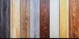 多样木纹地板板材展示