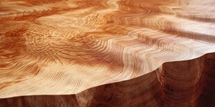 精美木纹桌面特写