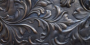金属雕花纹理 精致艺术感