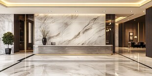 现代豪华大理石风格大厅