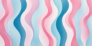 渐变波浪多彩抽象背景图