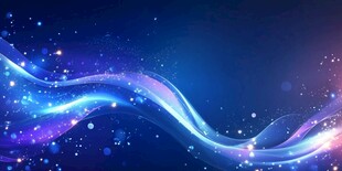 梦幻蓝紫动感光效背景图