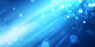 梦幻蓝光粒子背景特效