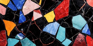 多彩碎瓷拼贴艺术纹理