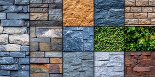 多样墙面材质纹理展示