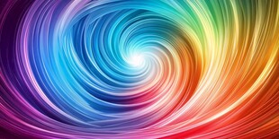 绚丽多彩的梦幻螺旋背景