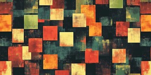 多彩方块抽象背景图案