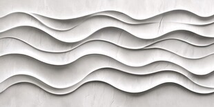 波浪纹理立体墙面装饰