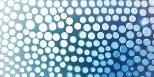 梦幻蓝白圆点渐变背景图