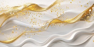 金色流体动感背景纹理