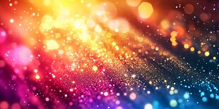 梦幻炫彩粒子光效背景