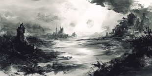 奇幻迷雾中的神秘远方