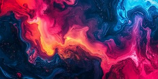 梦幻色彩流体艺术背景