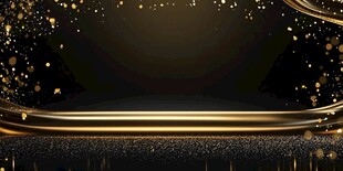 黑金奢华背景 闪耀金点