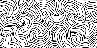 黑白线条抽象图案纹理