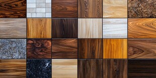 多样木纹及石材纹理展示