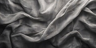 灰色褶皱布料纹理特写