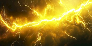 震撼闪电风暴画面