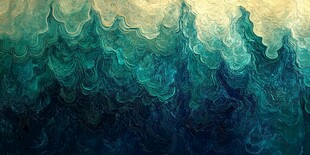 梦幻海洋纹理抽象背景图