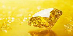 璀璨黄钻闪耀梦幻背景
