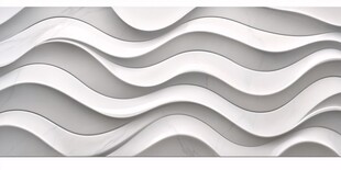白色波浪纹理立体背景