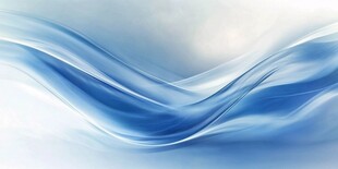 蓝色动感流线抽象背景图