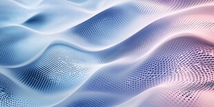 梦幻渐变波纹科技感背景