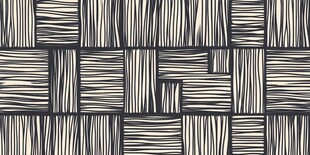 黑白条纹几何拼接图案