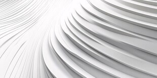 白色流线型抽象立体背景