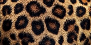 豹纹纹理特写