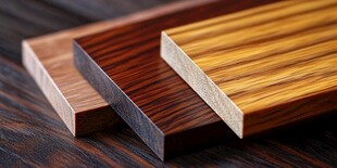 多样木材板材展示