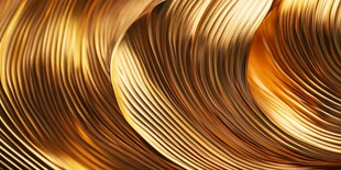 金色波浪纹理背景图案