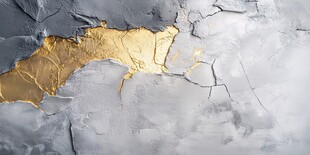 金箔裂纹墙面艺术质感