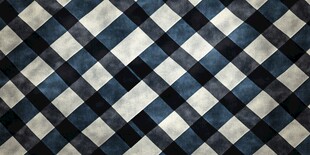 蓝白黑菱形格纹图案背景