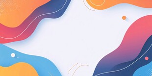 多彩流体渐变抽象背景图