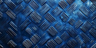 蓝色菱形纹金属质感背景