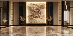 豪华大理石大厅装饰设计