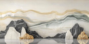 新中式山水意境装饰景观