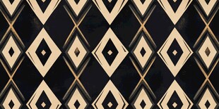 几何菱形黑金图案纹理