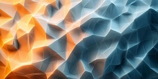 炫彩几何渐变抽象背景图