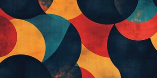 多彩几何图案抽象艺术背景