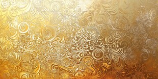金色华丽花纹背景图案