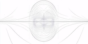 极简线条抽象几何图形